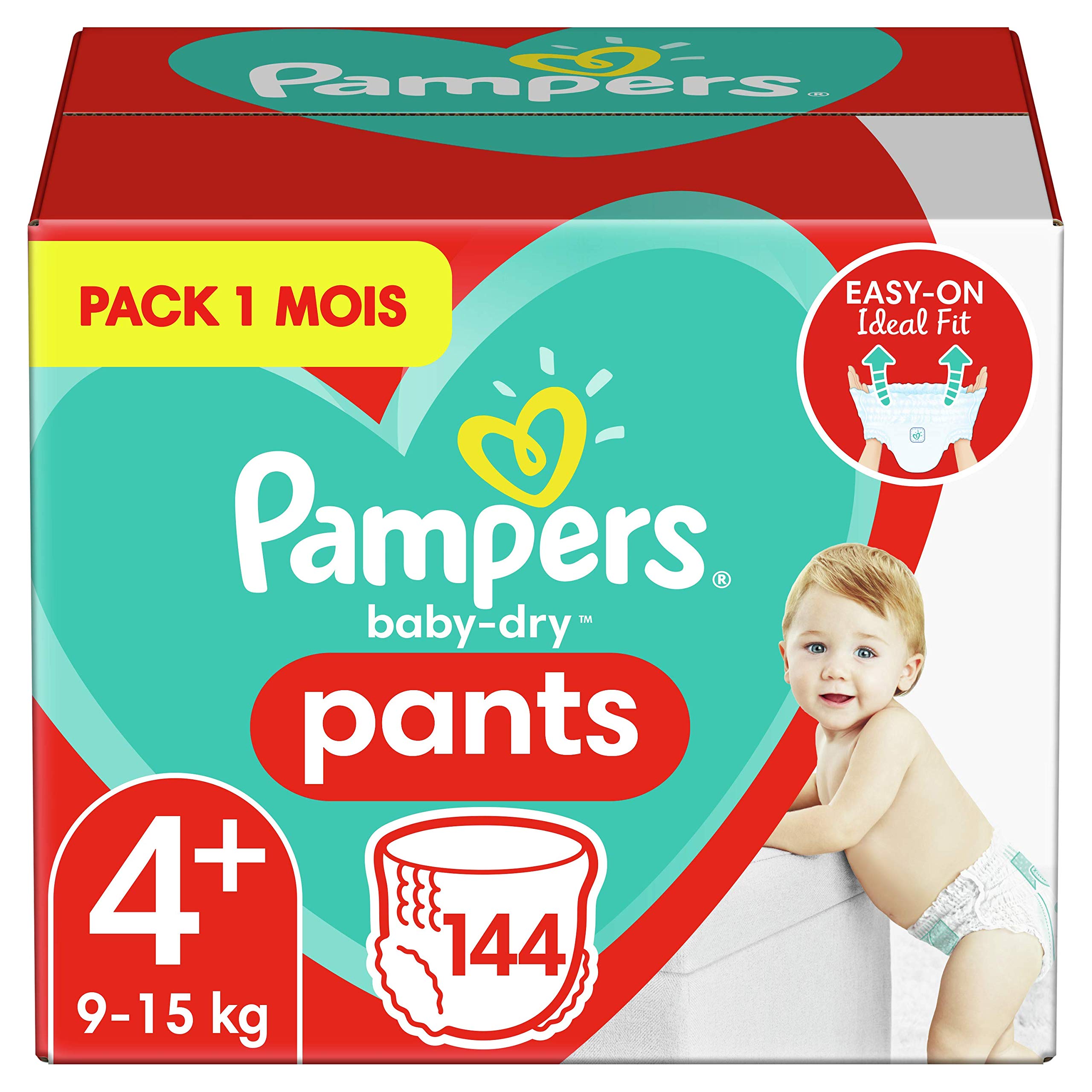 pampers baby dry pants couches-culottes taille 4 9-15 kg pack