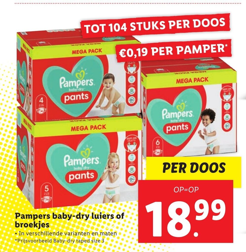 mega paczka pampers lidl