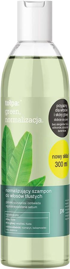 tołpa green normalizacja szampon normalizujący do włosów tłustych