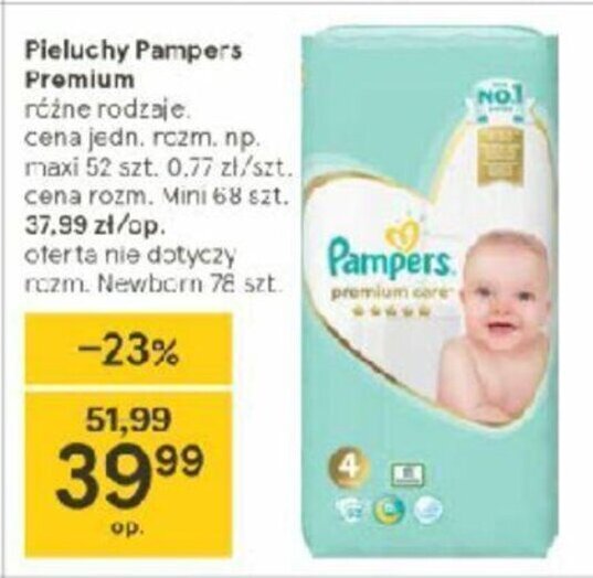 tesco pampers promoacja