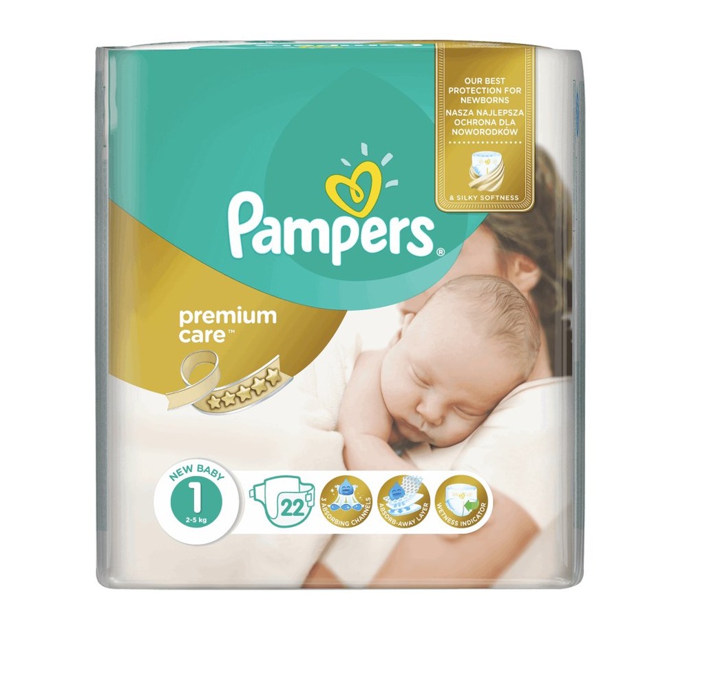 pieluchy pampers białe