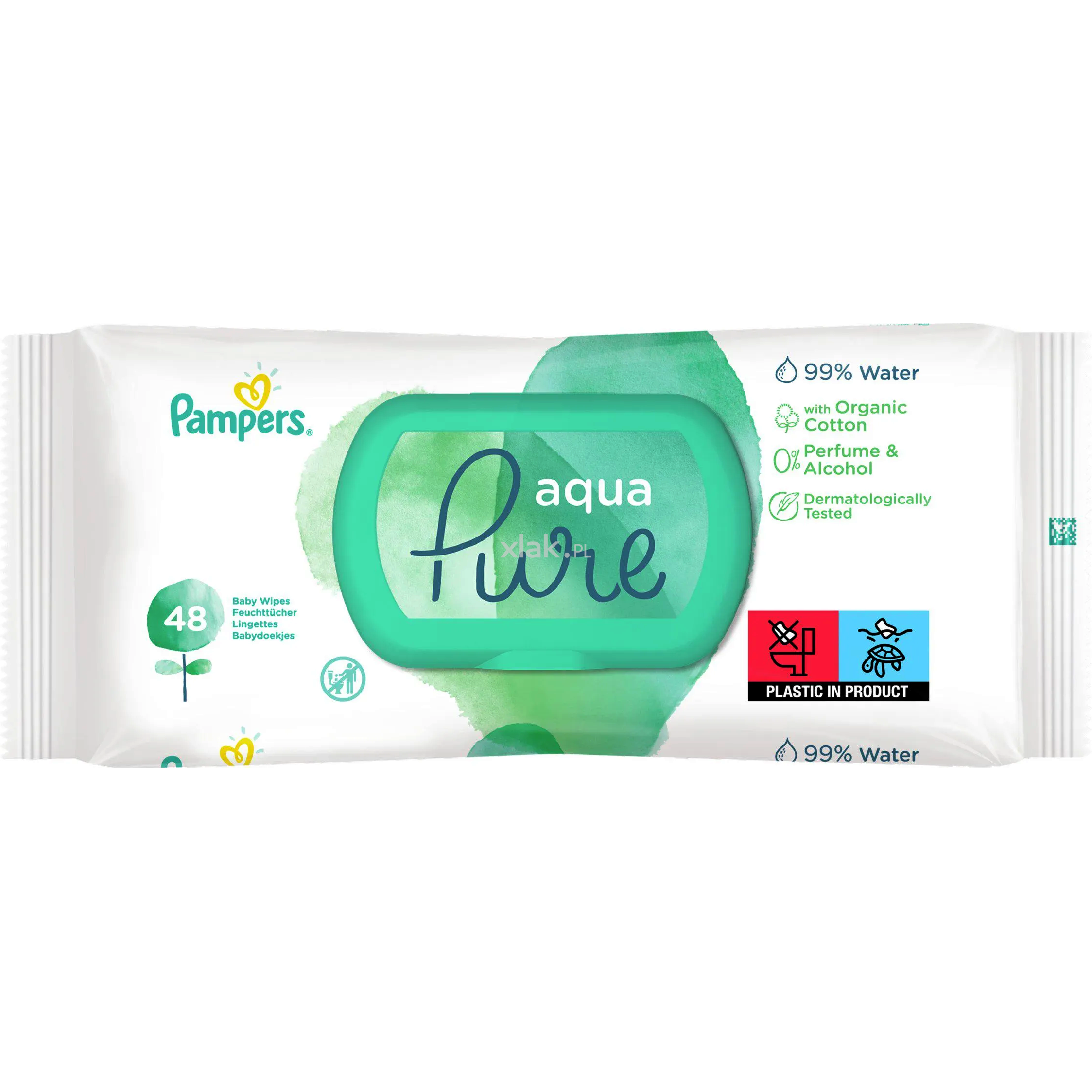 pampers pure chusteczki