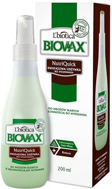 l biotica biovax nutriquick odżywka do włosów osłabionych