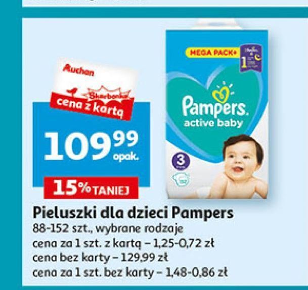 auchan pampers 3 cena