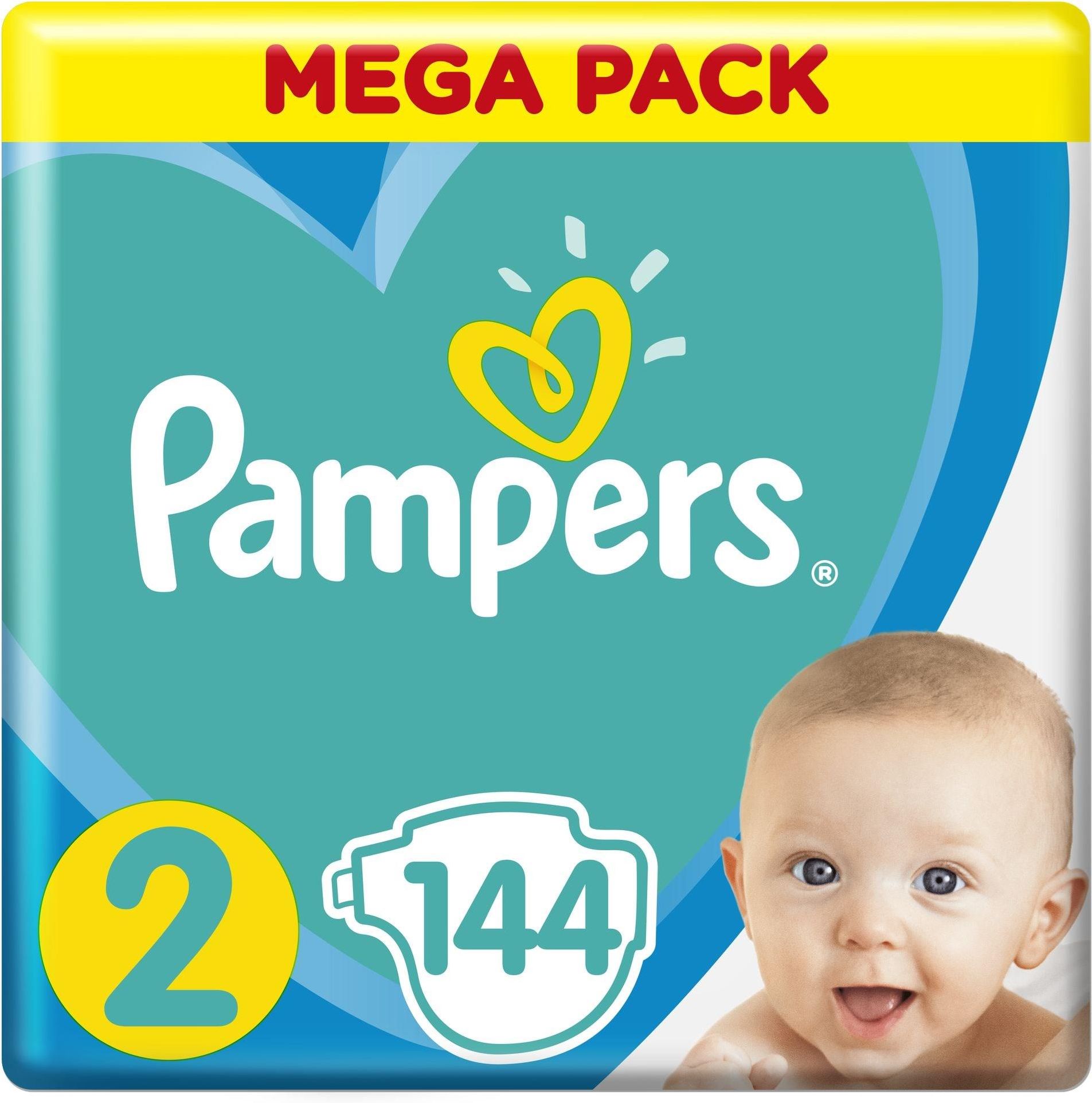 pampers 2 144 sztuki