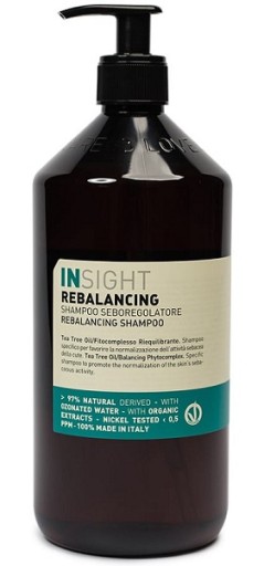 insight rebalancing sebum control szampon do włosów przetłuszczających 400 ml