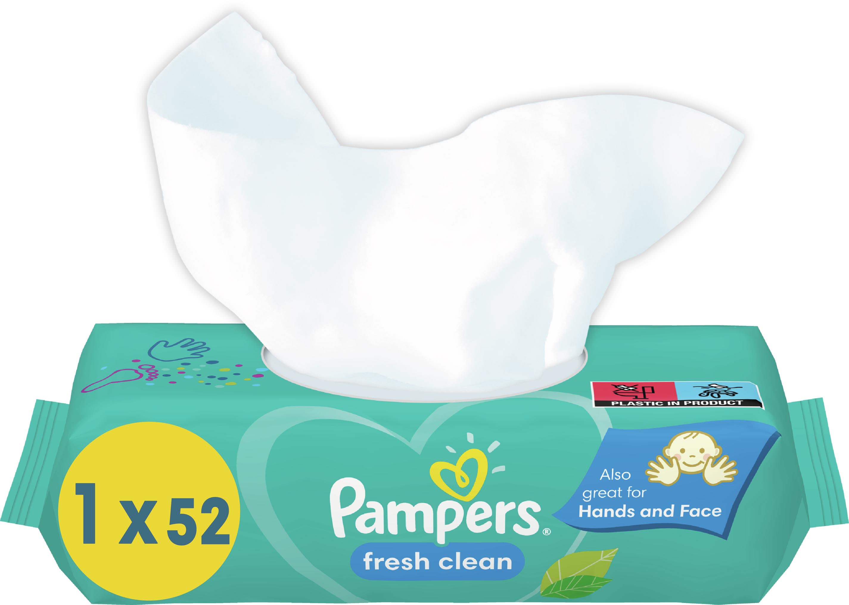 pampers chusteczki fresh clean 52szt