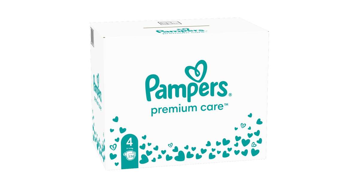 pampers 4 mega box 174