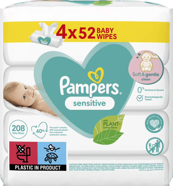 20 6 pampers chusteczki