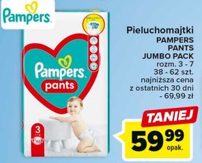 pieluchomajtki pampers 3 tesco