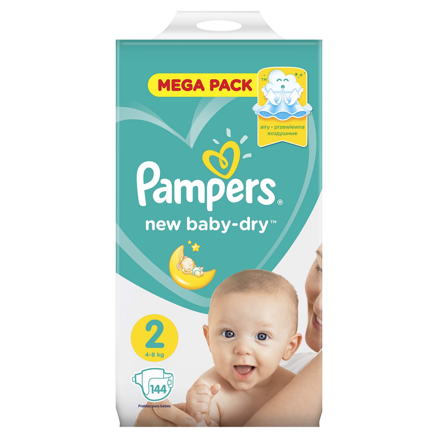 pampers new baby dry 2 144 promocja