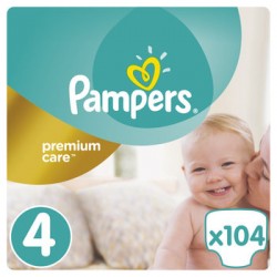 pampers pieluchy premium care 4 maxi 104 szt x 3