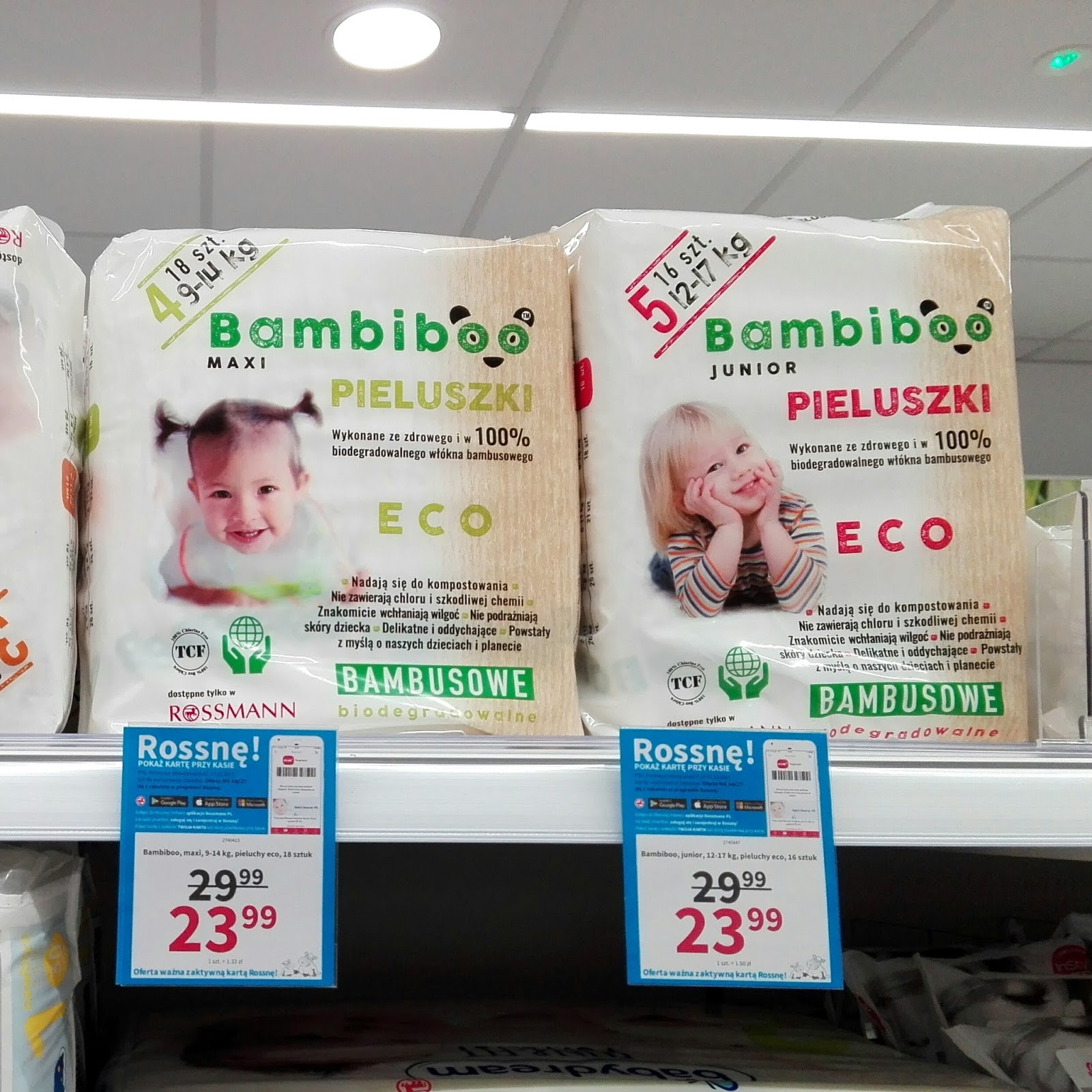 ekologiczne pieluszki jednorazowe rossmann