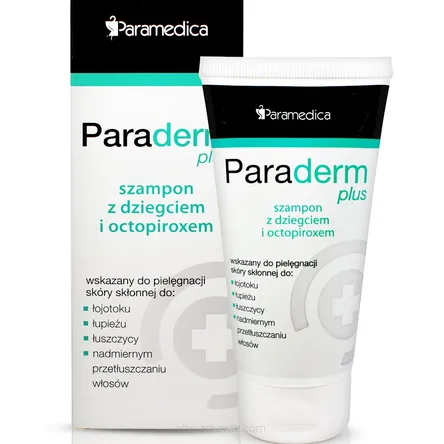 paraderm plus szampon z dziegciem sosnowym i octopiroxem