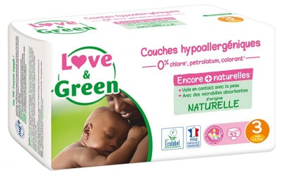 love and green pampers