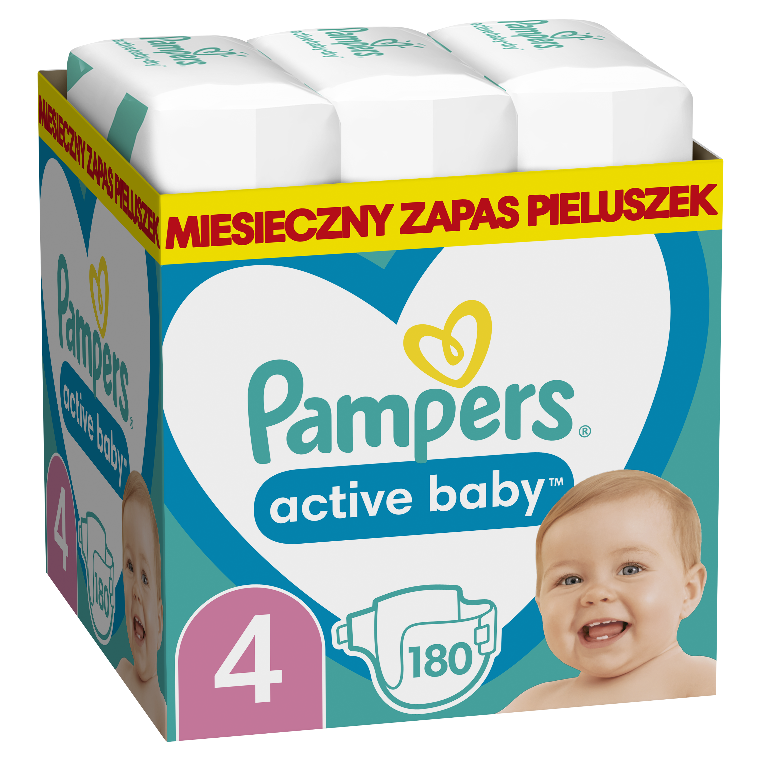 pampers 4 232 sztuk