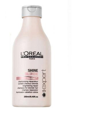 loreal shine blonde szampon regenerujący do włosów blon