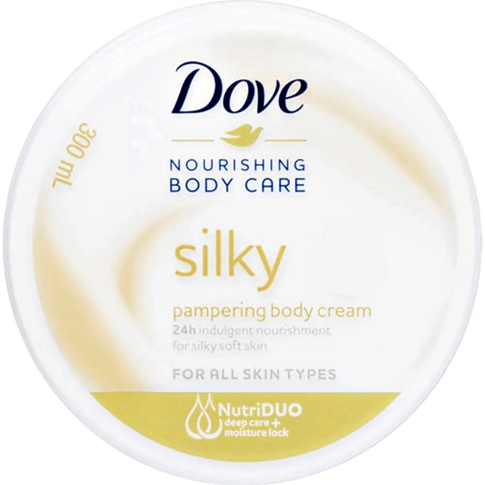 dove nourishing body care silky pampering body cream