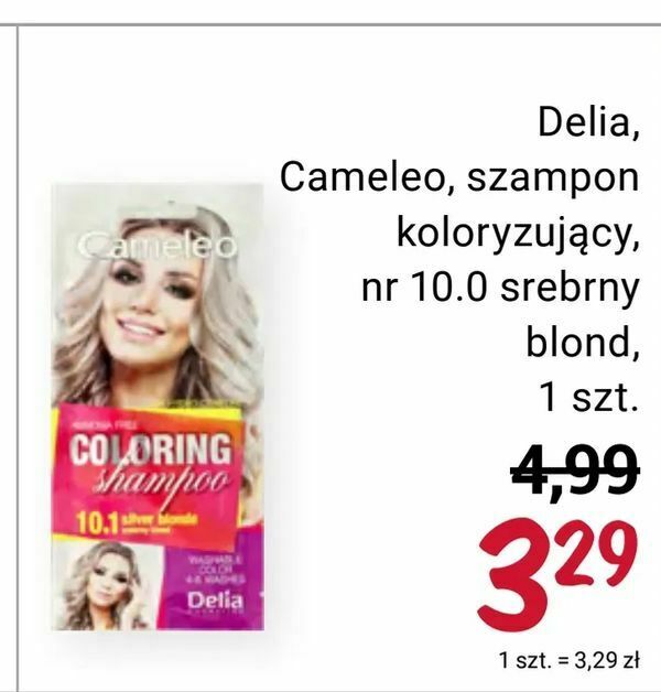 delia szampon koloryzujący rossmann