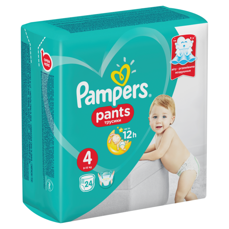 pampers pants pieluchomajtki rozmiar 4 maxi