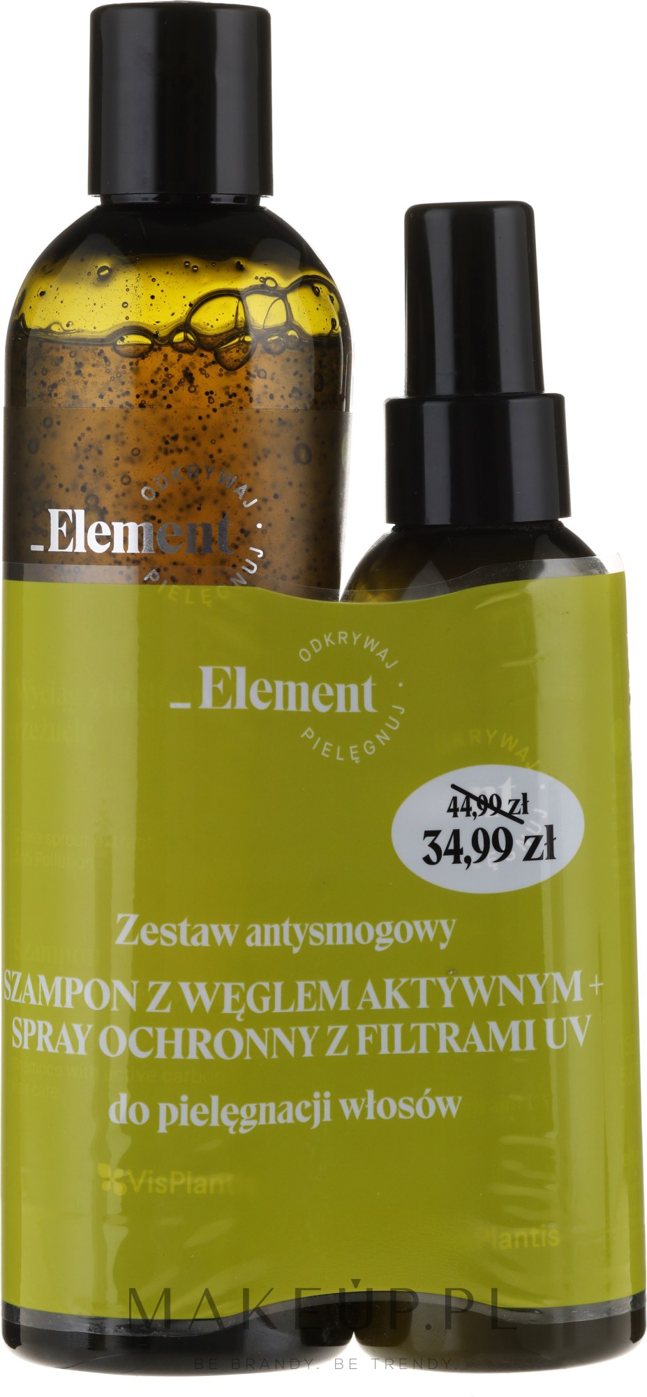 element szampon do włosów z węglem aktywnym