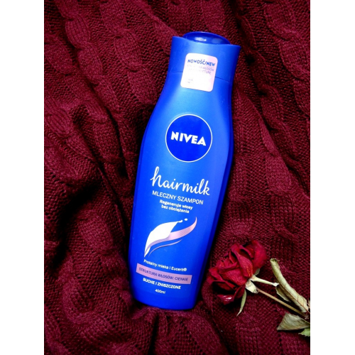 nivea hair milk szampon wizaz