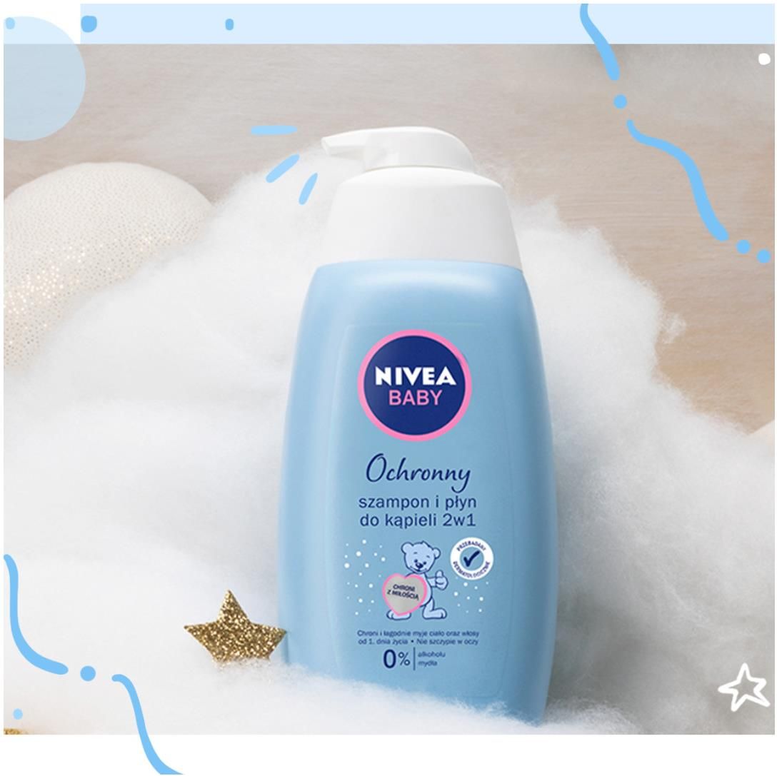 nivea baby szampon i płyn do kąpieli 2w1