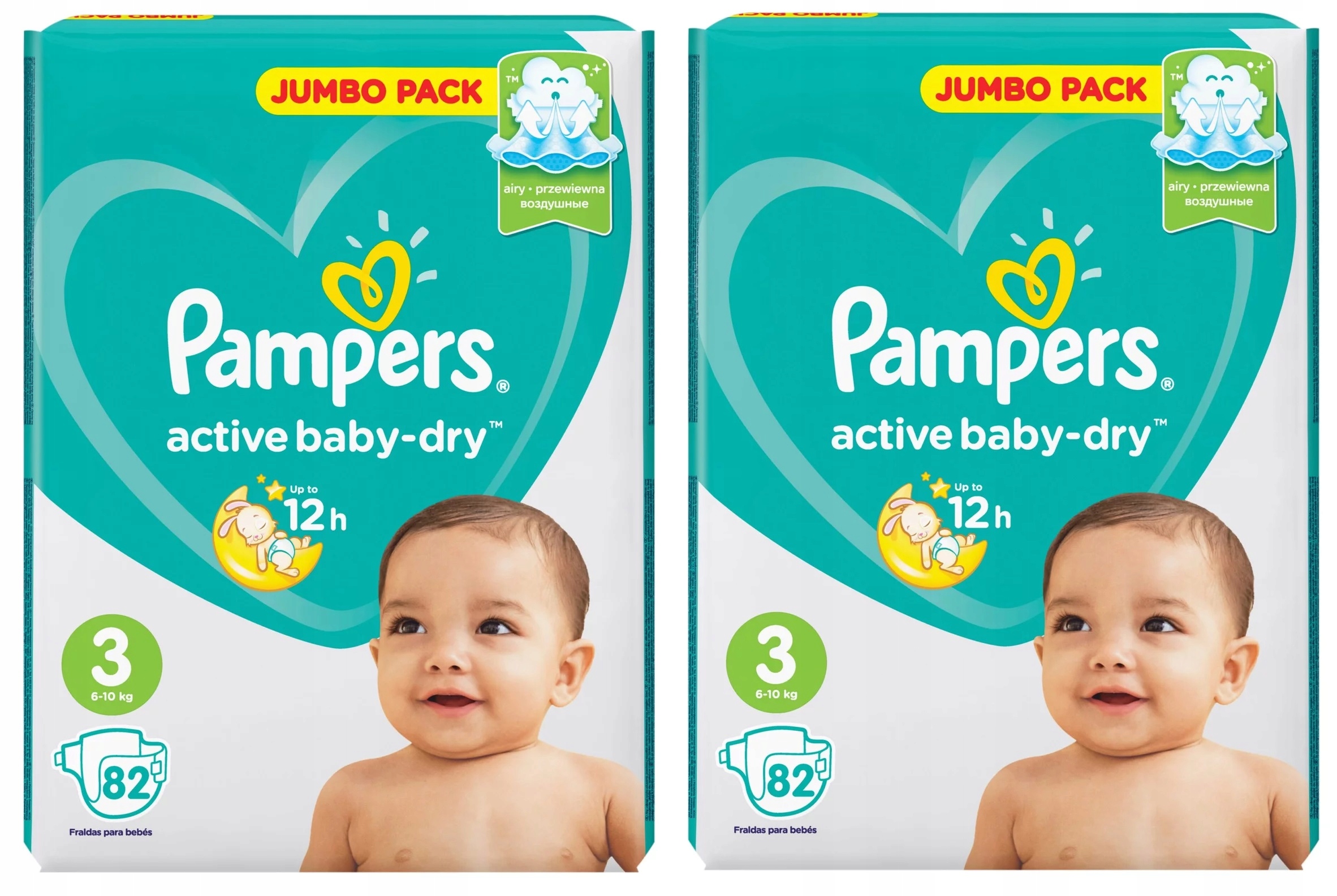 pampers pieluchy active baby 3 midi