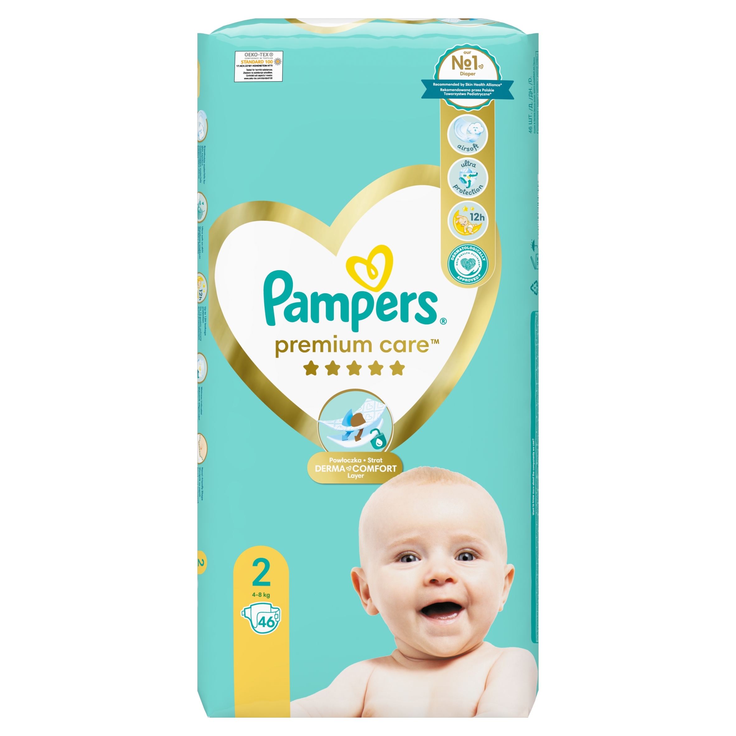 pampers care 2 22 cena