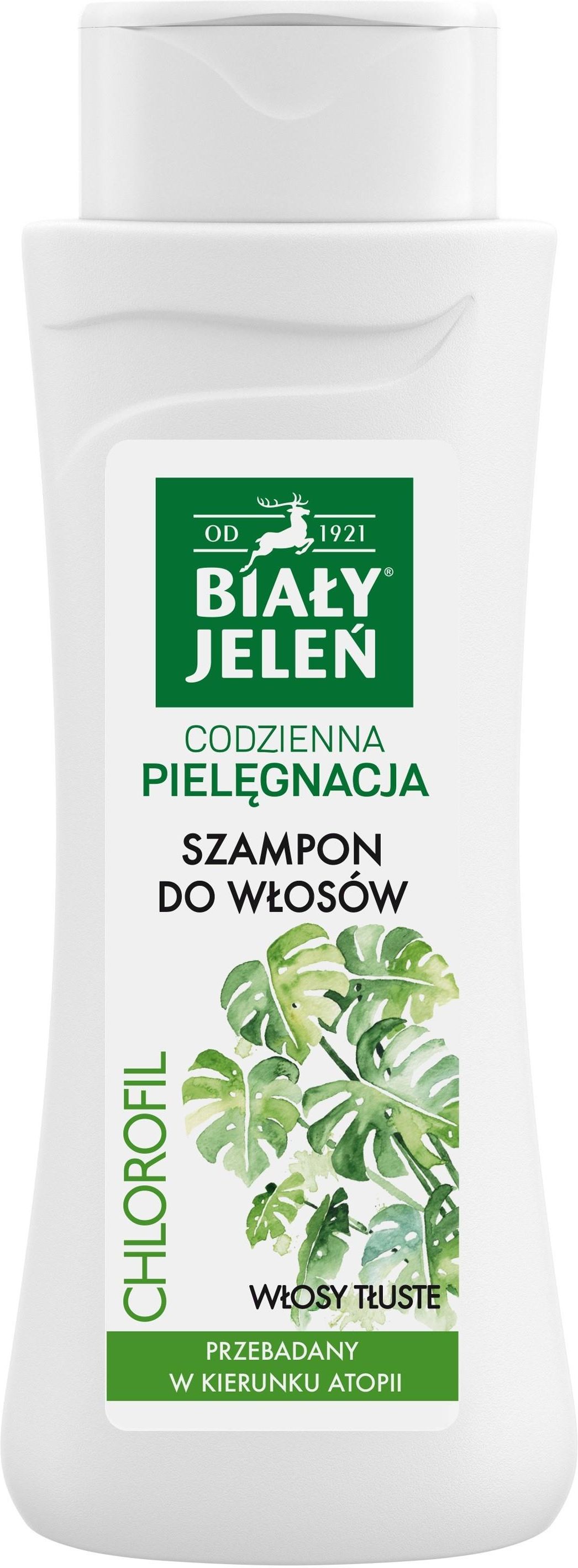 biały jeleń hipoalergiczny szampon z chlorofilem 300 ml