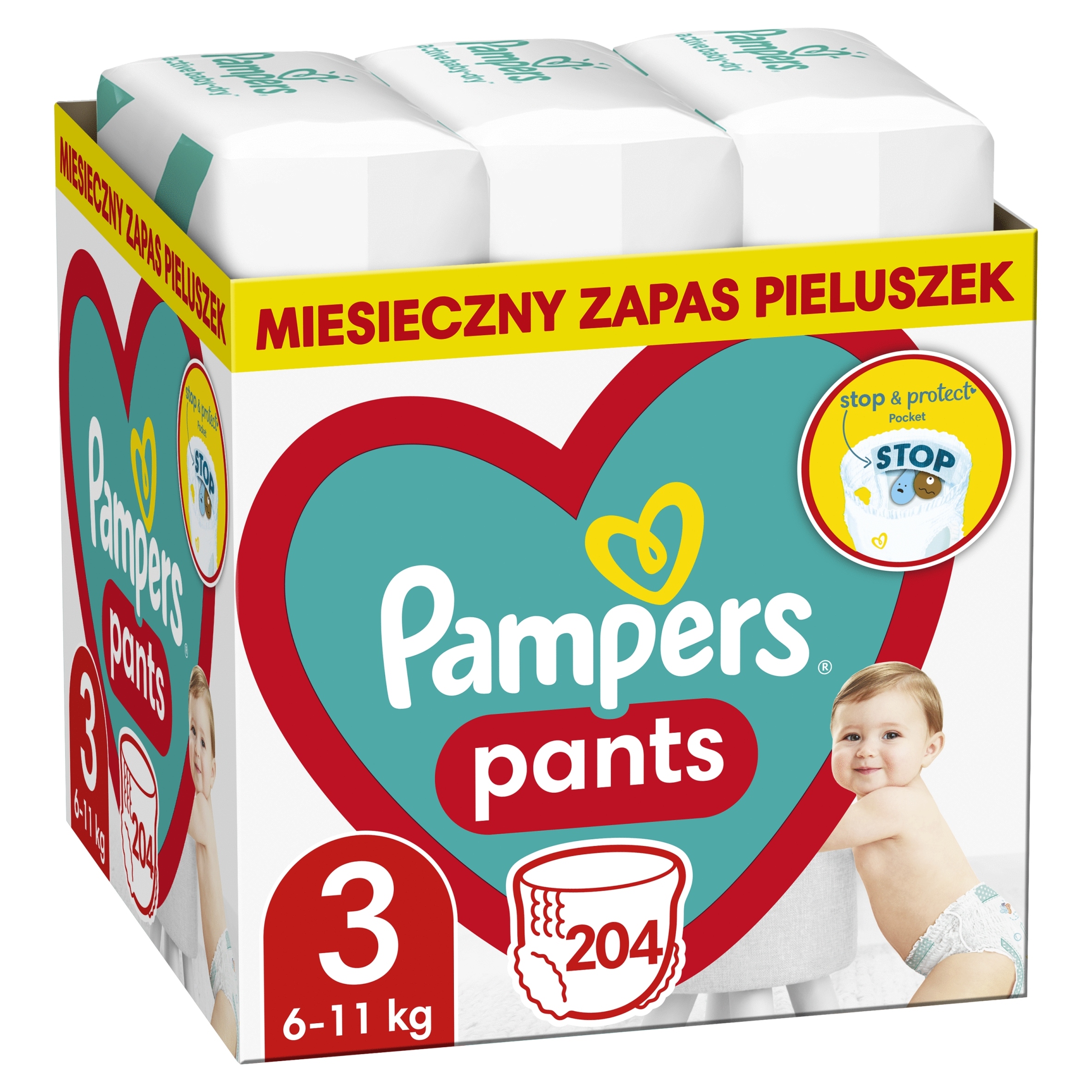 pieluchomajtki pampers rozmiar 3