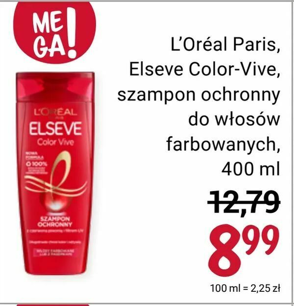 szampon elseve czerwony rossmann