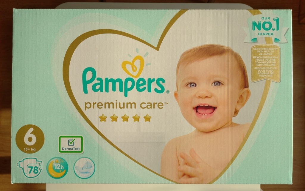 pampers premium care 6 78 szt