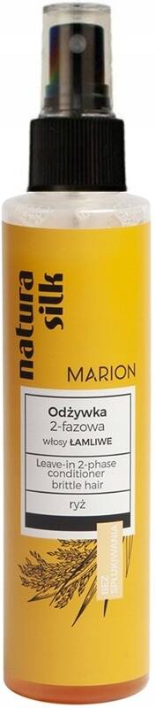 marion natura silk błyskawiczna odżywka do włosów łamliwych 150ml rossman