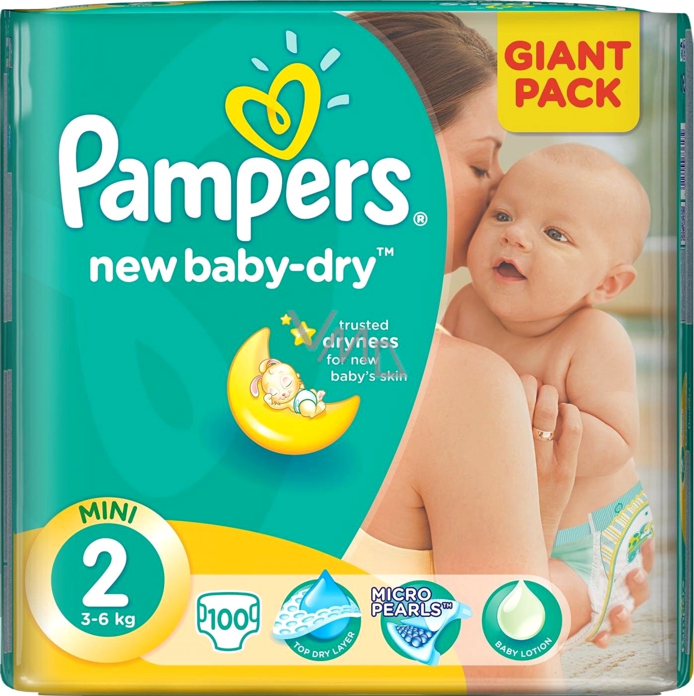 pampers new baby dry 2 100