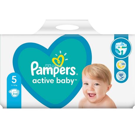 pampers active baby dry 5 110