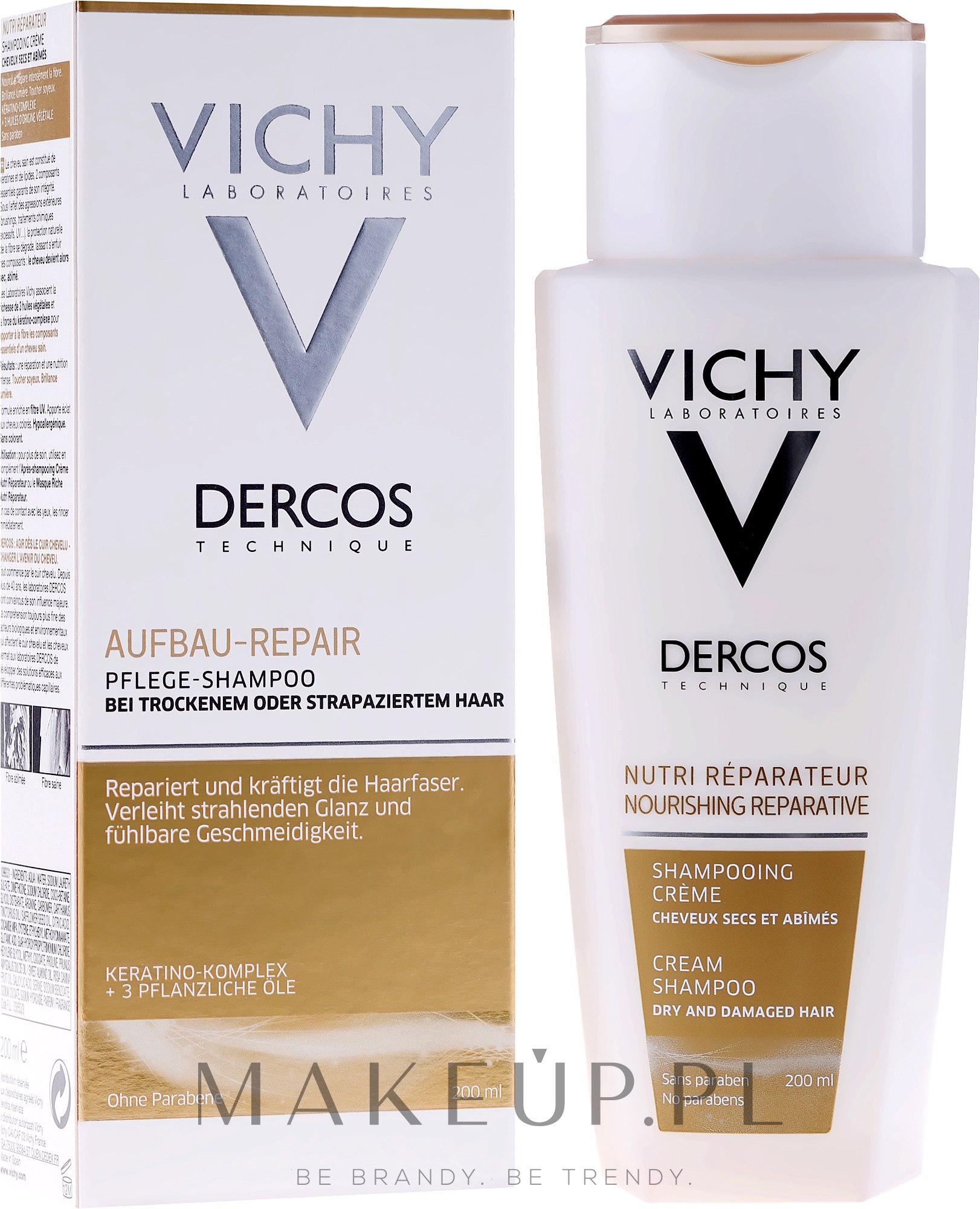 vichy dercos szampon regenerujący w kremie