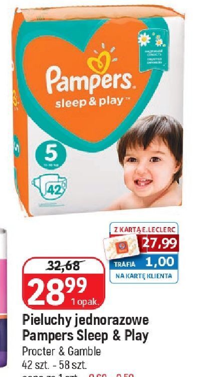 leclerc pampers promocja