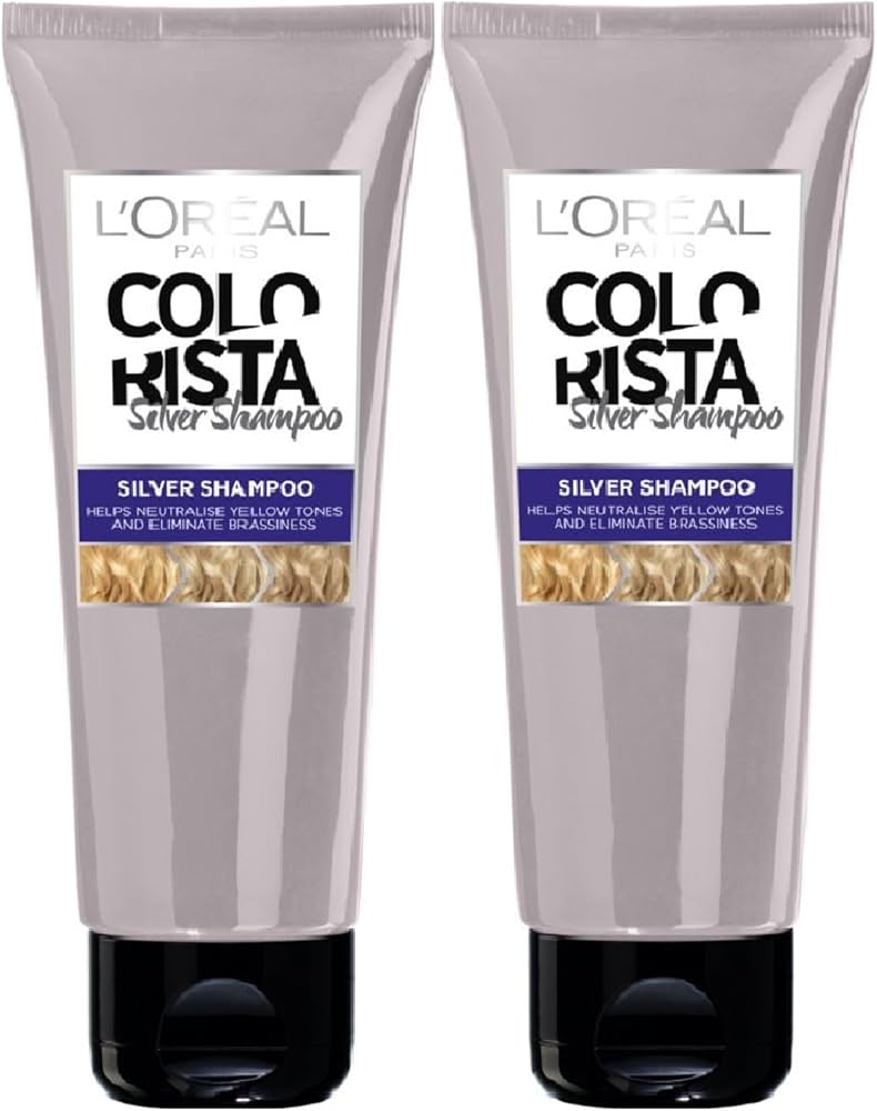 loreal colorista silver szampon włosy blond