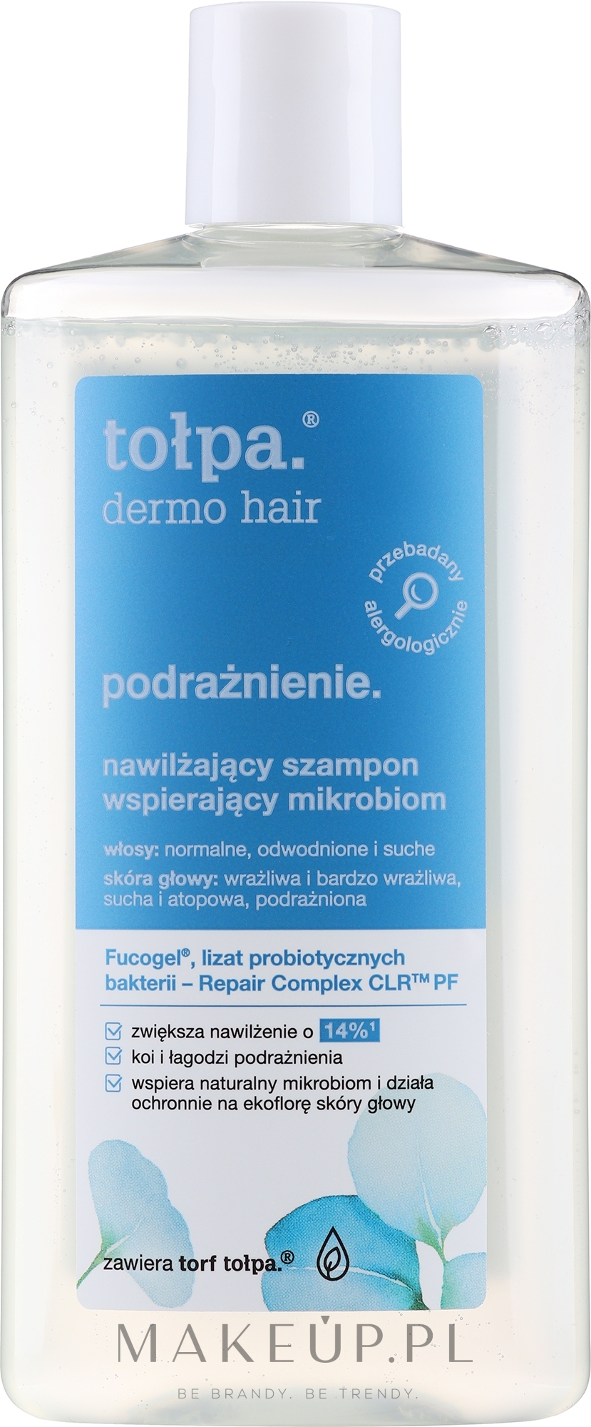 tołpa dermo hair szampon nawilżająco-kojący