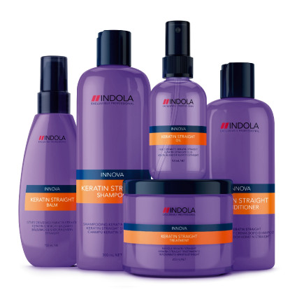 indola innova keratin straight odżywka do wygładzania włosów 250 ml