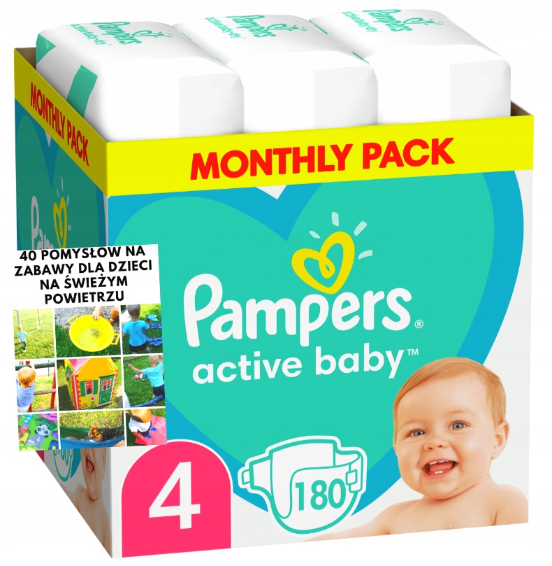 miesięczny zapas pampers