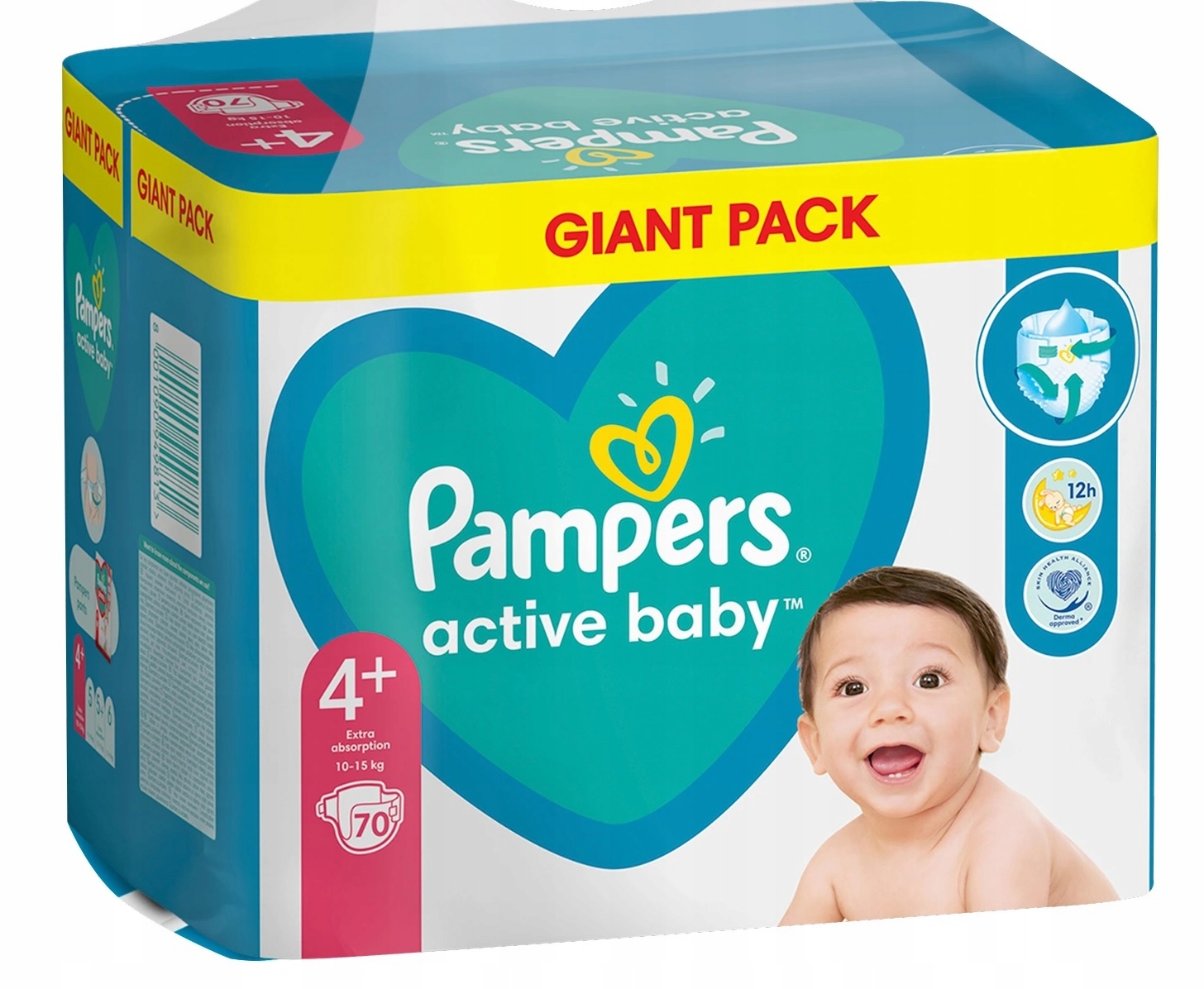 4 pieluchy pampers