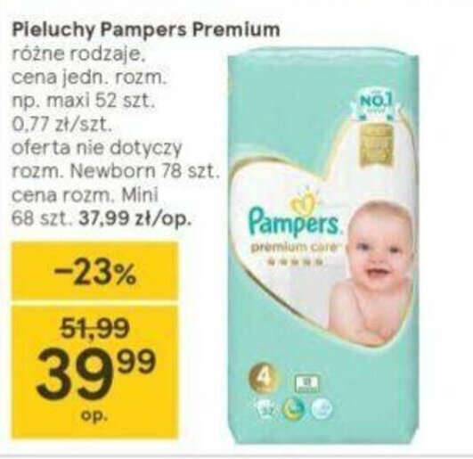 tesco gazetka pampers