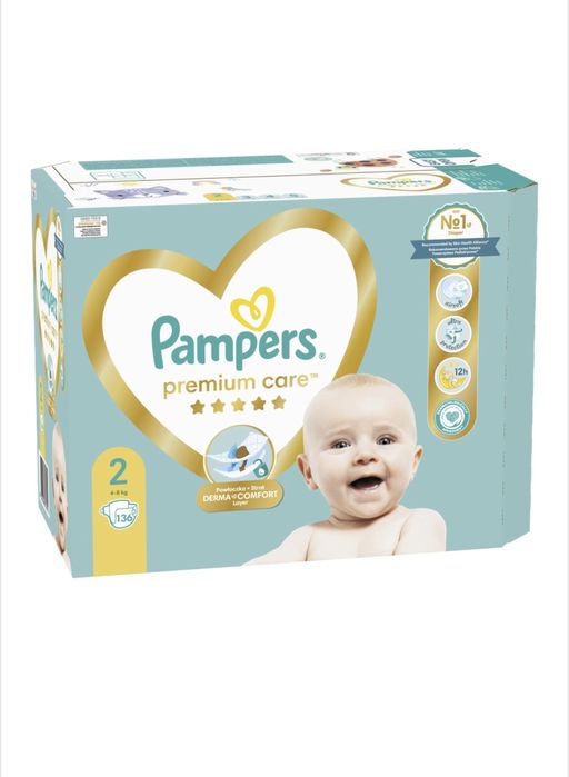 pieluchy pampers mega box 1 olx