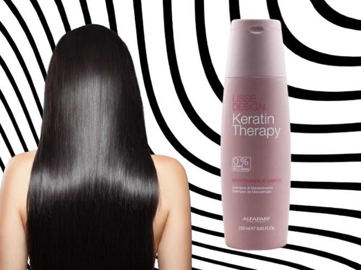 alfaparf lisse design keratin szampon therapy wizaz