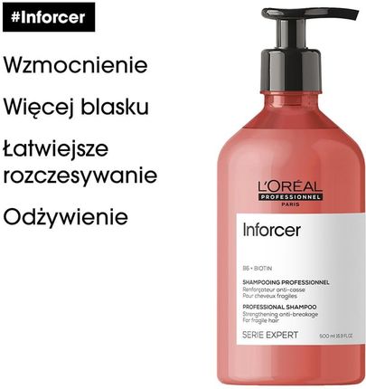 loreal inforcer szampon do włosów osłabionych i łamliwych opinie