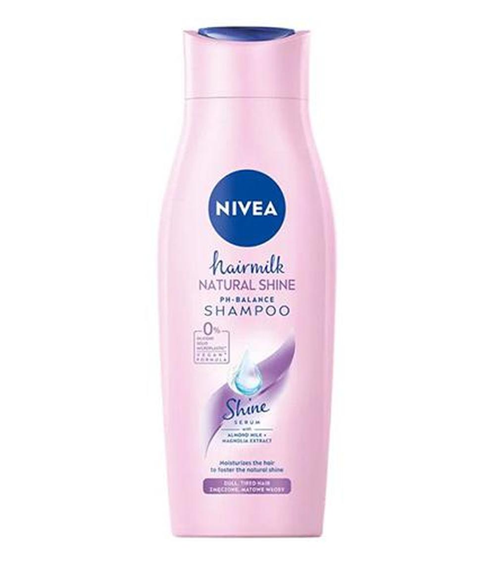 szampon nivea hairmilk natural shine opinie