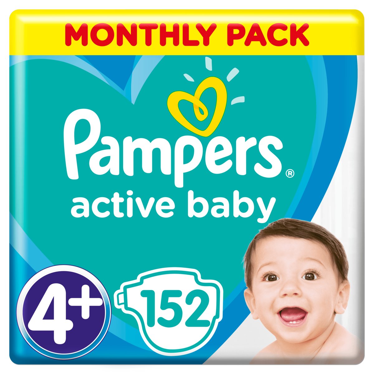 pampers pieluszki zapas 4 maxi 152 pieluchy