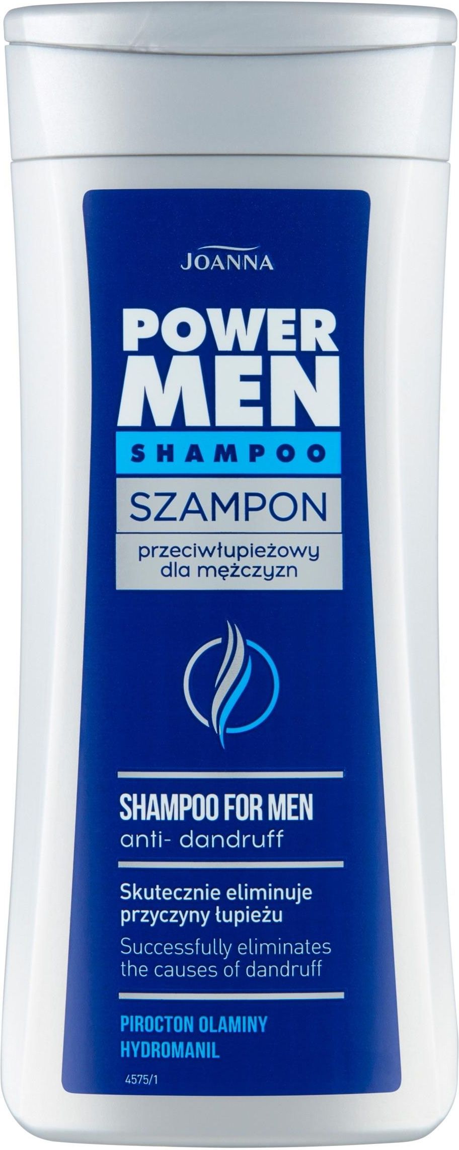 joanna power hair men szampon odsiwiacz